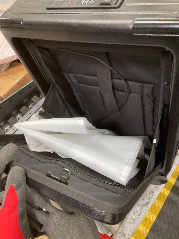 Photo 1 of *****is blocked****is blocked****VentureVault Carry On Luggage 20 Inch, Aluminum Frame Zipperless Luggage, ABS+PC Hard Shell Suitcases, Carry On with Compartment for Short Trips, Suitcase Carry-on TSA Approved (Black)