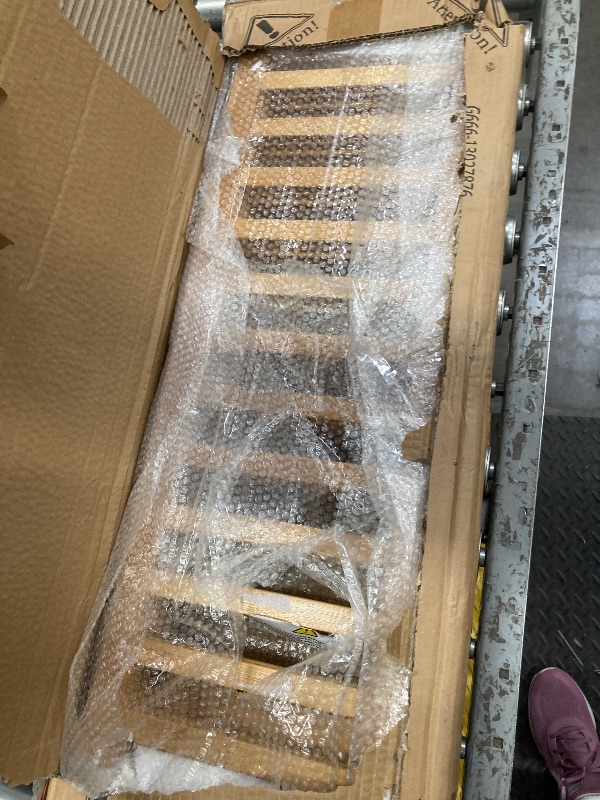 Photo 1 of **reference image**UDEAR Bamboo Shoe Rack 4-Tier Shoe Storage Organizer Entryway Shoe Shelf