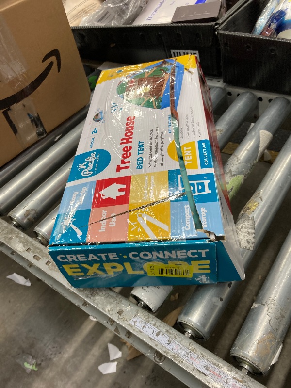 Photo 1 of ***I*t is used, it is not known if it is missing parts, therefore it is not known if it works at 100%.***Pacific Play Tents 19790 Kids Tree House Bed Tent Playhouse - Twin Size