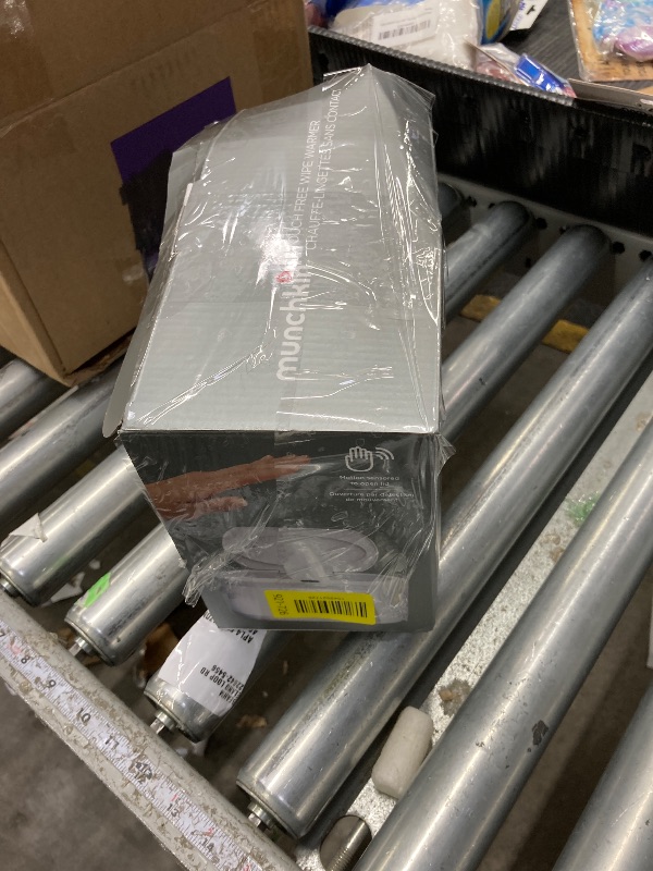 Photo 1 of **used**Munchkin Touch Free Baby Wipe Warmer with Nightlight & Motion Sensor, White