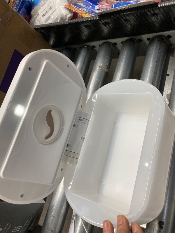 Photo 1 of **used**Munchkin Touch Free Baby Wipe Warmer with Nightlight & Motion Sensor, White