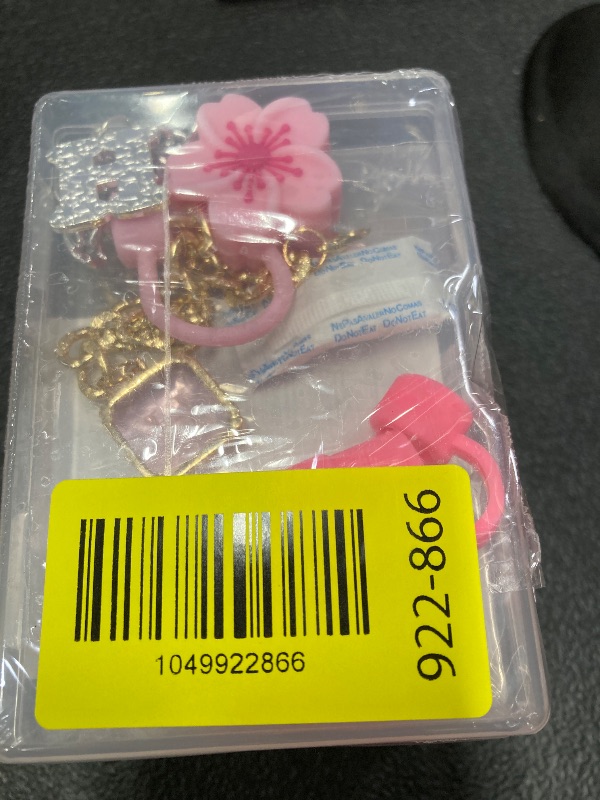 Photo 1 of **4PACKStraw Cover for Stanley Cup Accessories - Unique Crystal Letter Charms for Stanley Cups, Cute Cup & Flower Silicone Straws Topper Covers for 30 & 40 0z Tumbler with Handle, 10mm 0.4in Straw Cap