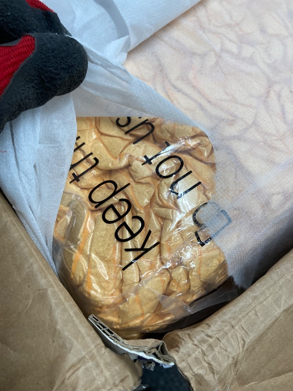 Photo 1 of *HEAVY* *FACTORY SEALED* MAXYOYO Folding Sofa Bed, Convertible Sleeper Chair with Pillow Foldable Matress with Back Support, Portable Fold Out Chair Bed Comfy Floor Sofa Lounge for Living Room Bedroom, Orange Double