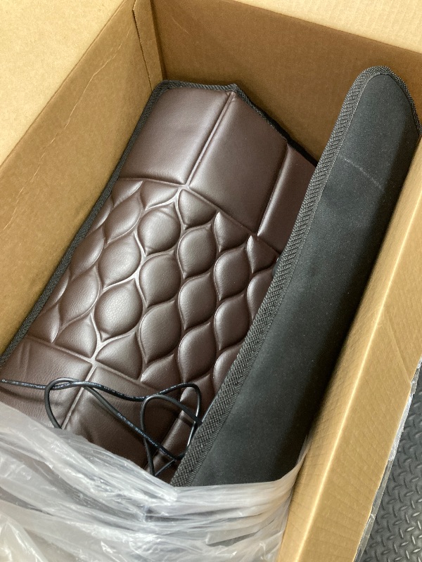 Photo 1 of *Selling as is * DOPICT Massage-Mat, Detachable Neck Massager, Full Body Vibration Heating, Massage Pad with 10 Vibrating Motors and 9 Speed Settings for Home Office Use, Brown