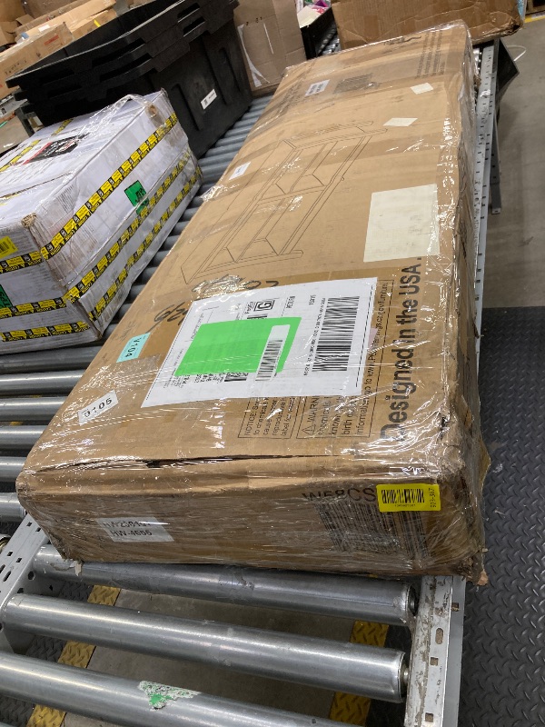 Photo 1 of *Pieces Cracked/Chipped/Broken* 58" Simple TV Stand Console, Espresso