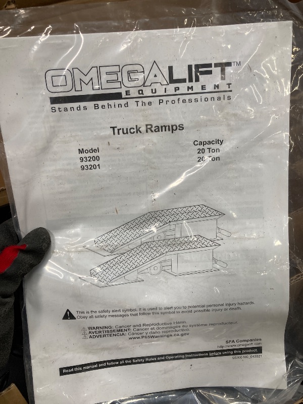 Photo 1 of *Dirty* Omega 93200 Black Truck Ramp - 20 Ton Capacity