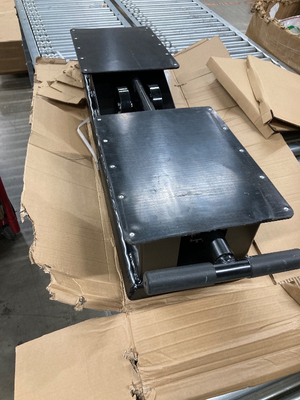 Photo 1 of ***MISSING ONE -ONLY ONE RAMP, SELLING AS IS)*** - M Omega 93200 Black Truck Ramp - 20 Ton Capacity ***(BOX RIPPED/TORN)***