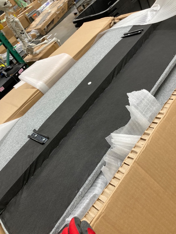 Photo 1 of *Box 2/2 Only* *Chipped edge* Gray Sofa Bed Long End