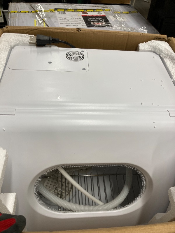 Photo 1 of *Parts Only* Broken* *Beeping?* Portable Countertop Dishwasher, 5 Washing Programs and High Temperature ,White