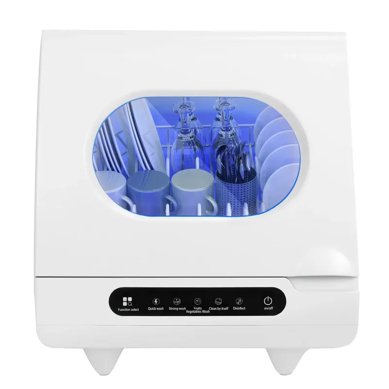 Photo 1 of *Parts Only* Broken* *Beeping?* Portable Countertop Dishwasher, 5 Washing Programs and High Temperature ,White