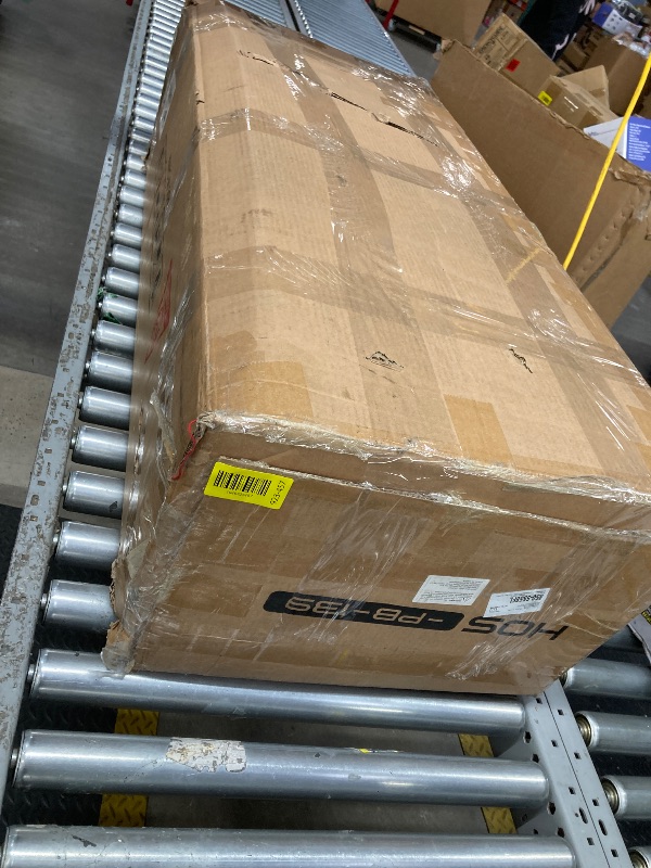 Photo 1 of *HEAVY* Homfa 76" Tall Kitchen Pantry, Free-standing Wood Storage Cabinet with Farmhouse Barn Doors for Dining Room, White