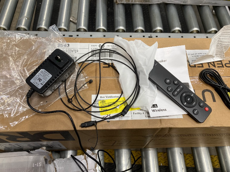 Photo 1 of *Plug is Broken* Sound Bar for TV, 60W Soundbar TV Speakers, 2.1 ch Home Theater with Subwoofer Boost, 3 Equalizer Modes, Soundbar for TV/PC/Gaming/Projectors, Bluetooth, OPT, COX, USB & AUX Wall Mountable
