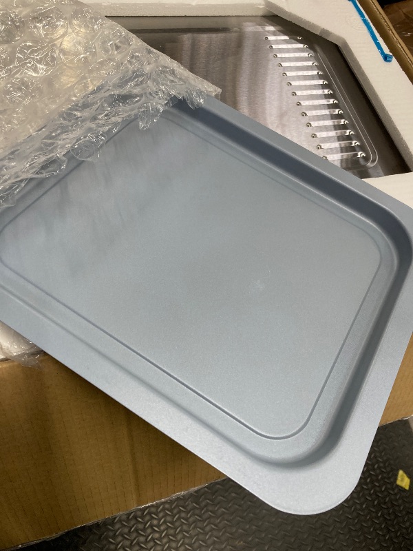 Photo 1 of ***(MISSING PARTS -SELLING AS IS)*** Restored Emeril Lagasse Everyday 360 Stainless Steel Air Fryer Toaster Oven - (Refurbished) ***(SOME SCUFFS/SCRATCHES, BOX RIPPED/TORN)***