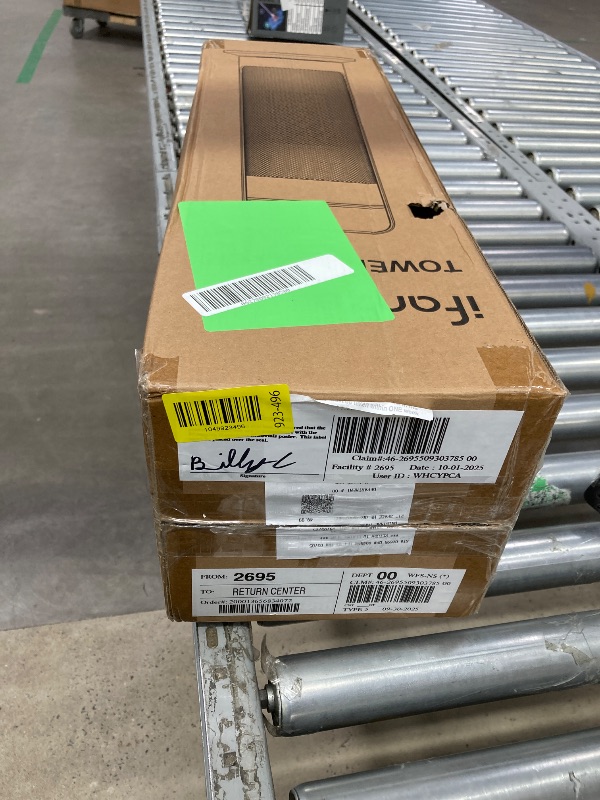 Photo 1 of *Selling for Parts Only* 21" Space Heaters for Indoor Use, 1500W Fast Heating 50° Oscillating Portable Electric PTC Ceramic Heater, with Thermostat, Overheat Protection, 12H Timer, 3 Modes, Black