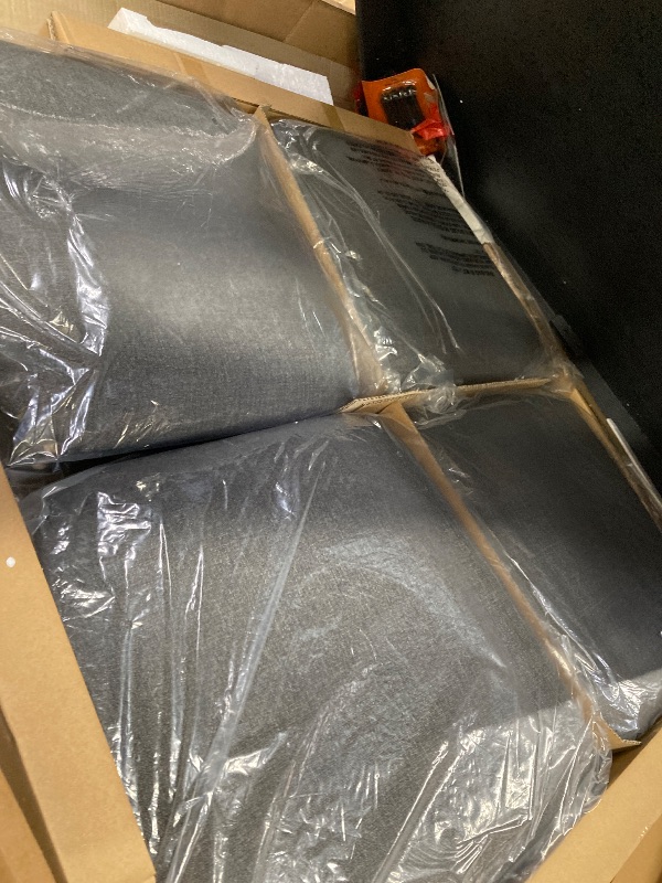 Photo 1 of *HEAVY* Signature Design by Ashley Bridson 5 Piece Counter Height Dining Room Set, Includes Table & 4 Bar Stools, Gray