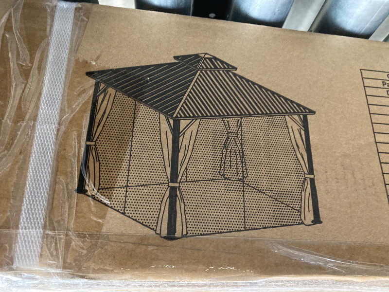 Photo 1 of *Box 2/3 Only* Missing Box 1 and 3* Gray Gazebo 10ft *10ft