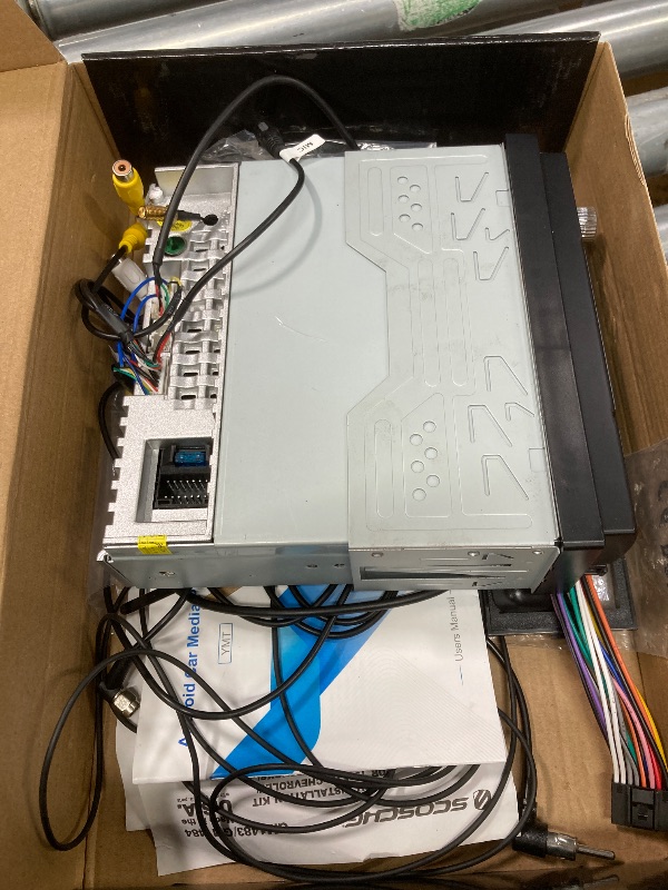 Photo 1 of [4+64G] NHOPEEW Single Din Flip Out Car Radio with Wireless Carplay and Android Auto - 7 Inch Touchscreen Android Car Stereo - EQ Audio/GPS/WiFi/Mirror Link/SWC/Bluetooth + AHD Backup Camera