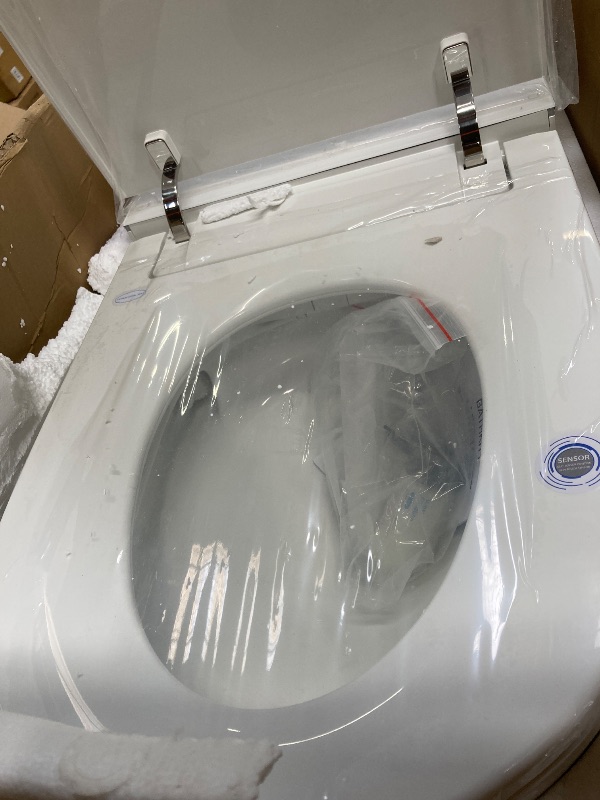 Photo 1 of ***MISSING PARTS***BATHKITY Smart Toilet with Bidet Built in, Electric Bidet Toilet with Auto Lid Opening, Bidet with Heated Seat, Warm Water & Dryer, Auto Flushing, Night Light, Elongated