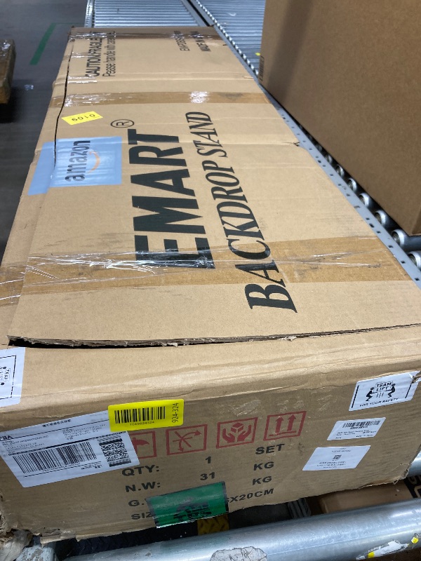 Photo 1 of ****PARTS ONLY****
EMART 10ft Square Backdrop Stand Heavy Duty, Pipe and Drape Photo Background Support Kit, Adjustable Metal Frame with Flat Base for Wedding Birthday Party Decorations