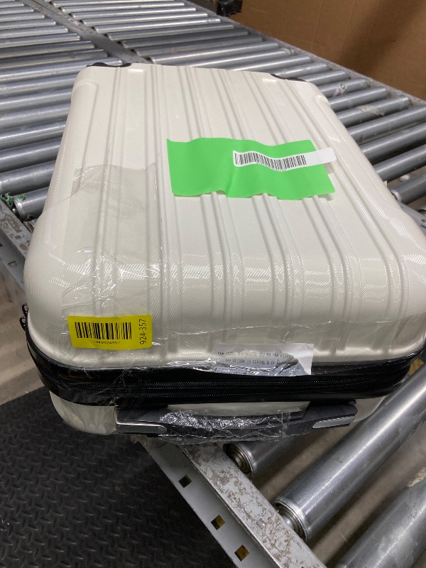 Photo 1 of *Locked* Keys Missing* Zimtown 2 Piece Luggage Set, 20" Carry-On Expandble ABS+PC Luggage Hardside Lightweight Suitcase