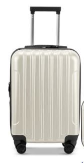 Photo 1 of *Locked* Keys Missing* Zimtown 2 Piece Luggage Set, 20" Carry-On Expandble ABS+PC Luggage Hardside Lightweight Suitcase