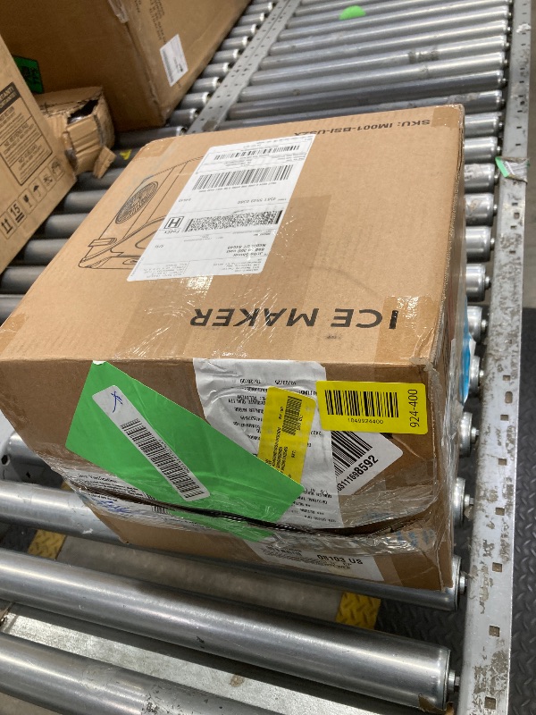 Photo 1 of *Dirty* Qunler Nugget Ice Maker Countertops, 33lbs Per Day Portable Pebble ice machine, Crushed Sonic ice maker with Soft Chewable Ice for Home, Party, RV, Camping, Stainless Steel Black