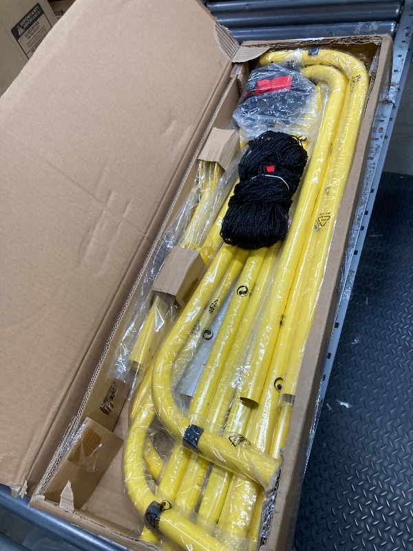 Photo 1 of ?FITPLAY 7x4 FT Volleyball Rebounder Net, 5 Adjustable Rebound Angles Volleyball Training Equipment