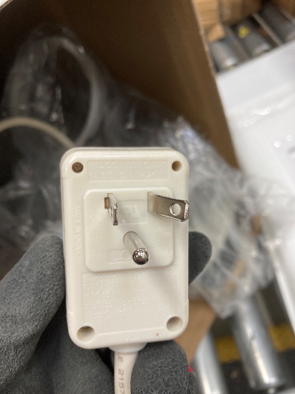 Photo 1 of *Plug Bent* BLACK+DECKER Portable Air Conditioner, 8,000 BTU (3,950 BTU SACC) for Rooms up to 400 Sq. Ft., Portable AC with Follow Me Remote Control and Window Kit, BPACT08WT, White