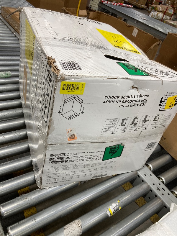 Photo 1 of *Plug Bent* BLACK+DECKER Portable Air Conditioner, 8,000 BTU (3,950 BTU SACC) for Rooms up to 400 Sq. Ft., Portable AC with Follow Me Remote Control and Window Kit, BPACT08WT, White