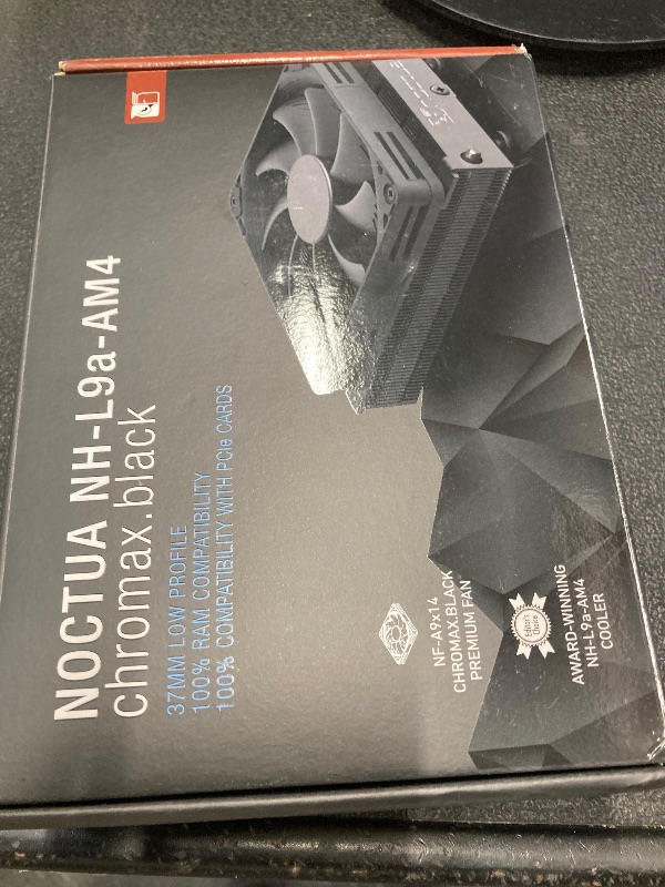 Photo 1 of ***FACTORY SEAL***
Noctua NH-L9a-AM4 chromax.Black