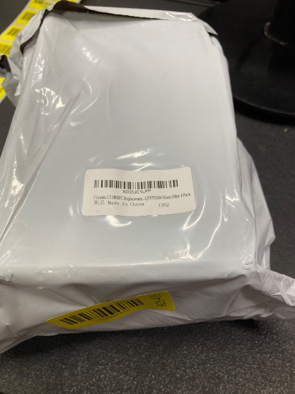 Photo 1 of ***FACTORY SEAL***
Crystala Filters LT1000PC Refrigerator Water Filter, Water Filter ADQ747935 Compatible with LT1000PC, LT1000PC/PCS, LT-1000PC, MDJ64844601, ADQ747935, ADQ74793504 Water Filter (4 Pack)