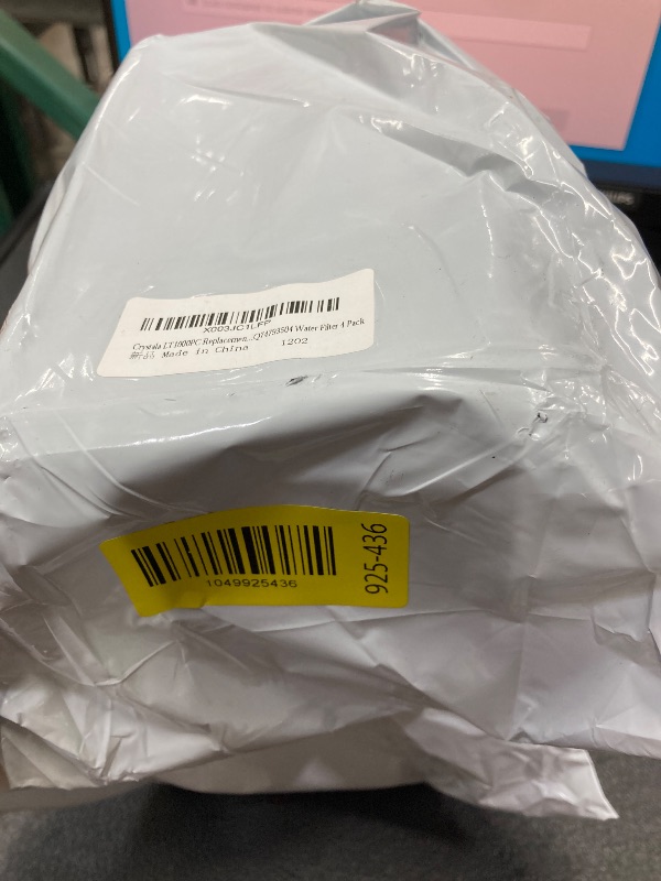 Photo 1 of ***FACTORY SEAL***
Crystala Filters LT1000PC Refrigerator Water Filter, Water Filter ADQ747935 Compatible with LT1000PC, LT1000PC/PCS, LT-1000PC, MDJ64844601, ADQ747935, ADQ74793504 Water Filter (4 Pack)