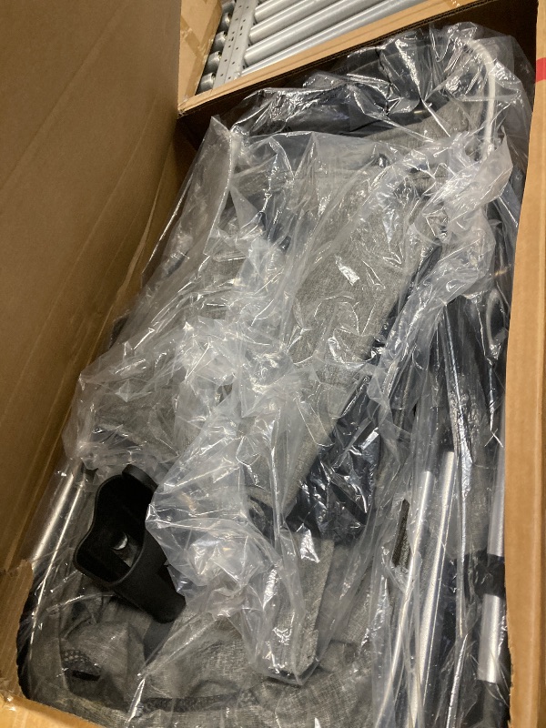 Photo 1 of Convertible Baby Stroller, Folding High Landscape Infant Carriage, Newborn Reversible Pram, Diaper Bag, Anti-Shock Toddler Pushchair Stroller, Dark Grey