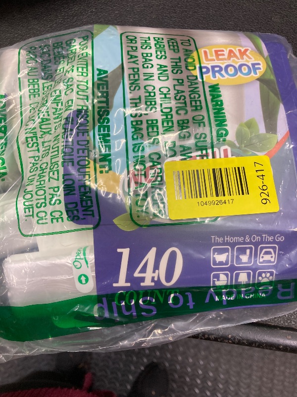 Photo 1 of 1 Gallon 140 pcs (0.8-1 Gal) Small Clear Trash Bags, Strong 0.8 Gallon 1 Gallon 1.2 Gallon Garbage Bags, Bathroom Trash Can Bin Liners,Mini Bags Waste Basket Liner,Fit 3,4.5 Liter, 0.8-1.2 Gal?1C140)