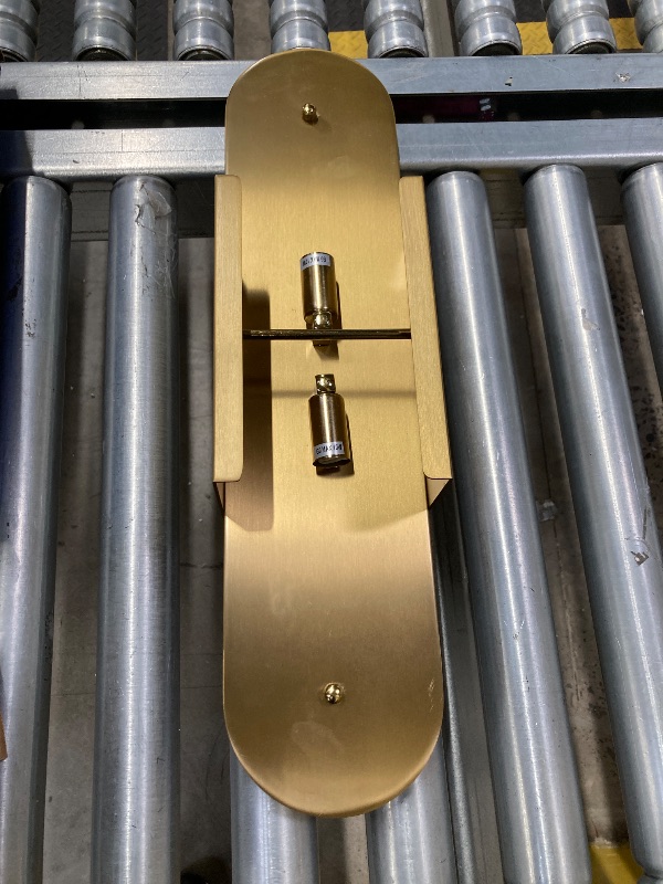 Photo 1 of ***(MISSING PART - SELLING AS IS ONLY)*** 
SHEKAITAO 19.7" L Alabaster Wall Sconces Morden Wall Lights Fixtures Bathroom Vanity Light Indoor Wall Lamps for Living Room Bedroom Hallway Stairs Gold