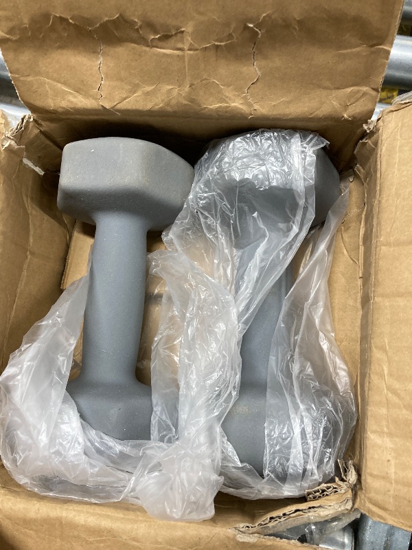 Photo 1 of **ONLY ONE WEIGHT**Balelinko Home Gym Equipment Workouts Strength Training Weight Loss Pilates Weights Yoga Sets Weights for Women, Men, Seniors and Youth, 15LB Gray, Pair, osog