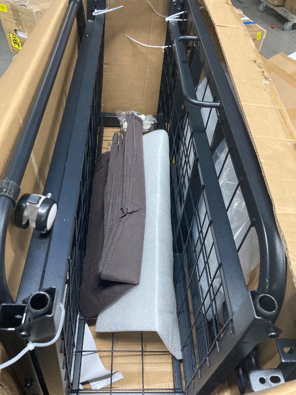 Photo 1 of **used***VEVOR Rollaway Bed, 38 in x 75 in Folding Bed with 4 in Mattress, Twin Size Foldable Bed with Sturdy Metal Frame & Memory Foam Mattress, Portable Twin Roll Away Bed with Mattress, for Adults, Guest