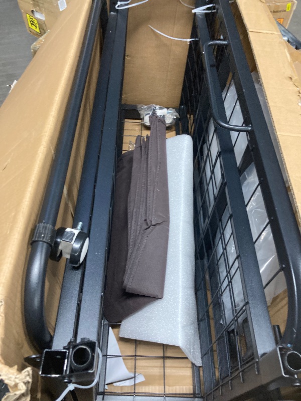 Photo 1 of **used***VEVOR Rollaway Bed, 38 in x 75 in Folding Bed with 4 in Mattress, Twin Size Foldable Bed with Sturdy Metal Frame & Memory Foam Mattress, Portable Twin Roll Away Bed with Mattress, for Adults, Guest