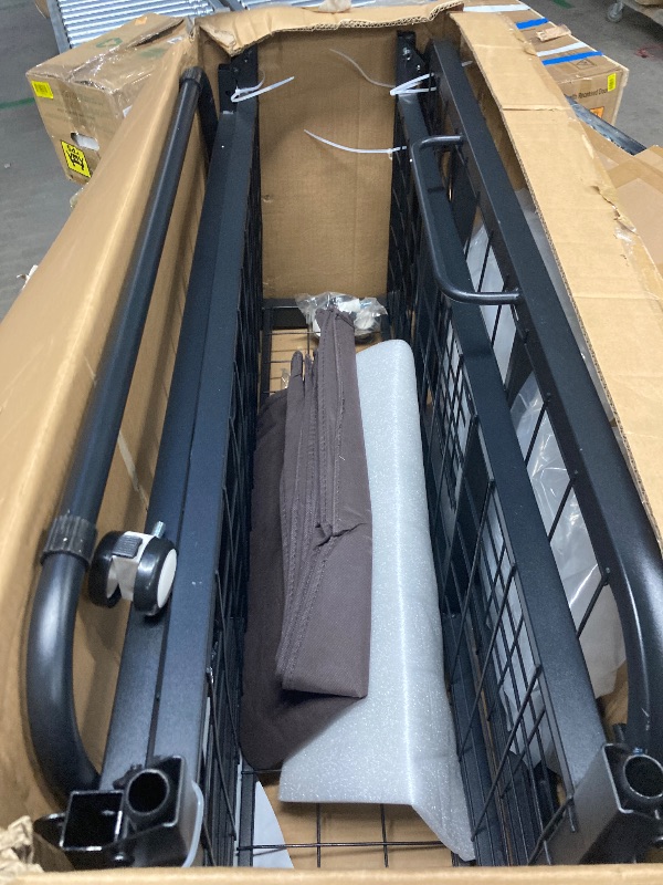 Photo 1 of **used***VEVOR Rollaway Bed, 38 in x 75 in Folding Bed with 4 in Mattress, Twin Size Foldable Bed with Sturdy Metal Frame & Memory Foam Mattress, Portable Twin Roll Away Bed with Mattress, for Adults, Guest