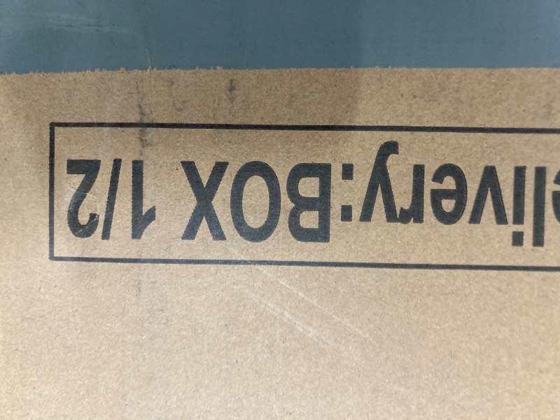 Photo 1 of *box 1 of 2* partial set ***minor damage*****ROCKPOINT 3 Sided Glass 80" Fireplace TV Stand for TVs up to 90",Entertainment Center with Drawers and Glass Door Storage Cabinet for Living Room,36"Electric Fireplace & Adjustable LED Light ,Espresso
