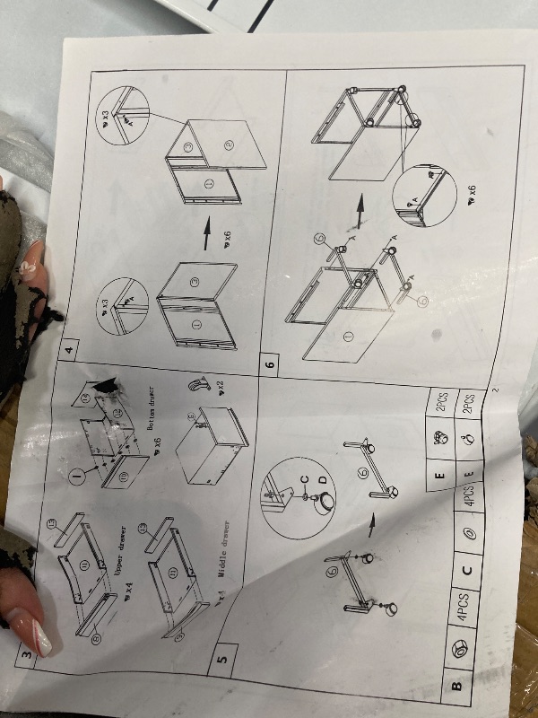 Photo 1 of *****minor damage*****GarveeHome Filing Cabinets, 3 Drawer Mobile File Cabinet with Lock & Anti-Tip Wheel, Under Desk Metal Filing Cabinets for Home Office Organizer Letters/Legal/A4 (Un-Assembled) White