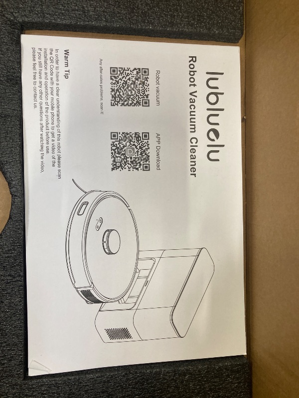 Photo 1 of **USED**Lubluelu Robot Vacuum and Mop Combo, 5500Pa Robot Vacuum Cleaner with LDS9.0 LiDAR Navigation, Self-Empties for 60 Days, No-Go Zones, WiFi/App/Alexa Control, Ideal for Hard Floors, Carpet (SL68 Plus)