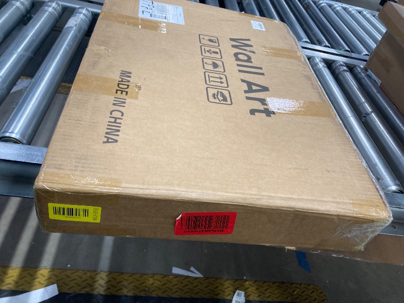 Photo 1 of **MISSING THE WHITE PICTURE**Framed Black and White Brown Abstract Wall Art, 3 Piece Boho Geometric Canvas Prints Paintings Artwork for Walls, Modern Minimalist Neutral Pictures for Living Room Dining Room Bedroom Wall Decor 16x24 In