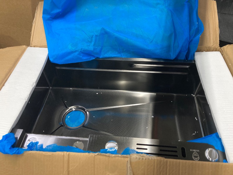 Photo 1 of  Stainless Steel Kitchen Sink With Flying Rain Waterfall Pull Down Faucet