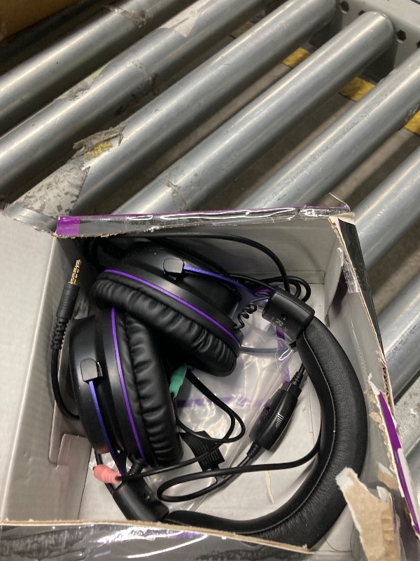 Photo 1 of **USED MISSING PARTS**EKSA E900 Headset with Microphone for PC, PS4,PS5, Xbox - Detachable Noise Canceling Mic, 3D Surround Sound, Wired Headphone for Gaming, Computer, Laptop, 3.5MM Jack