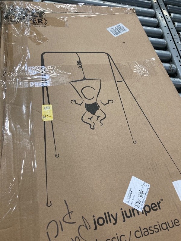 Photo 1 of ***T IS USED, IT IS MISSING PARTS AND IT IS NOT KNOWN IF IT WORKS AT 100%***Jolly Jumper *Classic* with Stand - The Original Baby Exerciser and Your Alternative to Activity Centers and Baby Bouncers. Trusted by Parents, Loved by Babies for Over 75 Years.