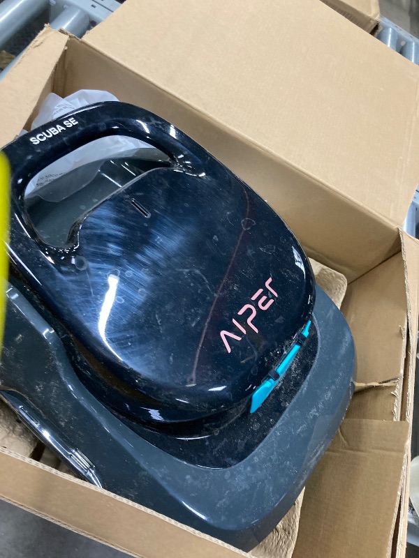 Photo 1 of **IT IS USED, IT IS MISSING PARTS AND IT IS NOT KNOWN IF IT WORKS AT 100%**(2025 Upgrade) AIPER Scuba SE Cordless Pool Cleaner, Upgrade 95-Min Runtime, Smart Self-Parking, Pool Vacuum for Above-Ground Pools up to 860 Sq.ft