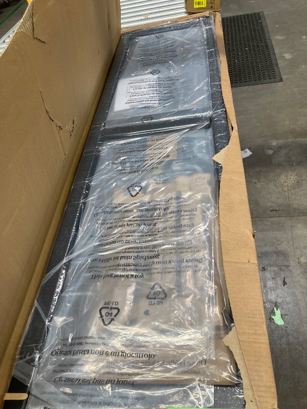 Photo 1 of **IT IS USED, IT IS MISSING PARTS AND IT IS NOT KNOWN IF IT WORKS AT 100%**Best Price Mattress 14" Metal Platform Bed Frame, Heavy-Duty Steel Slats, Black, Queen