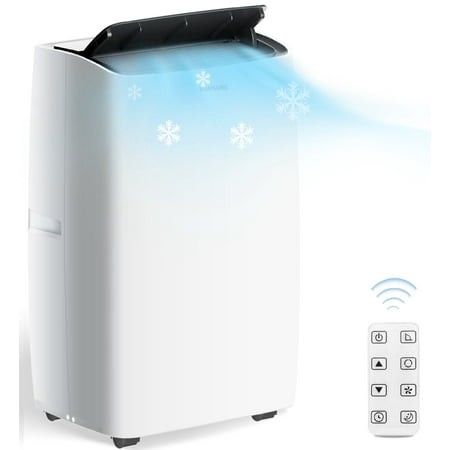 Photo 1 of **USED MISSING PARTS**HUMSURE Portable Air Conditioners 12000 BTU Room Air Conditioning Portable for Room 24H Timer 5-in-1 Quiet AC Unit as Cooler Dehumidifier Fan Rem