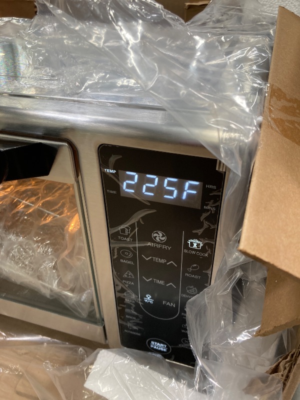 Photo 1 of ***used**Nuwave Bravo XL Pro Air Fryer Toaster Oven with Grill Combo, 2025 New Ultra-Fast Convection System, 35% Crispier, 2X More Even, 142 Presets, 50-500F, Smarter Probe, PFAS Free, 30QT, Stainless Steel